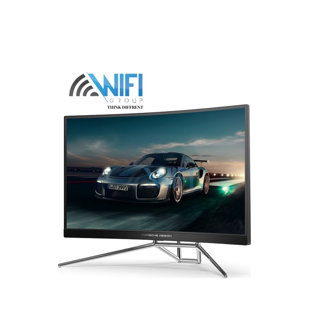 AOC Porsche Design Agon PD27 27" Gaming Monitor, 1000R Curved QHD 