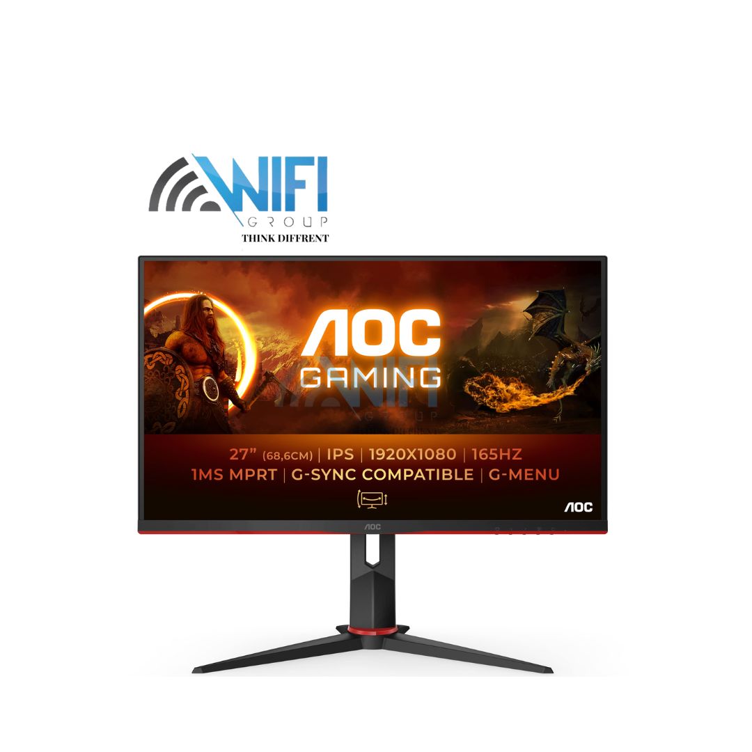 AOC Gaming 27G2SP 27” Frameless Gaming Monitor - Height Adjustable, Xbox PS5 Switch