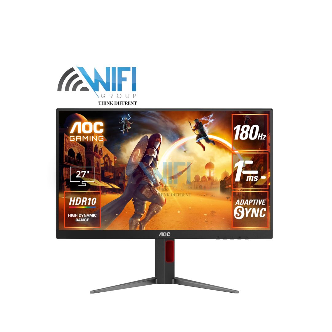 AOC 27G4 27 (IPS) Gaming Monitor, FHD 1920×1080 Display, 180Hz, 1ms(GtG)