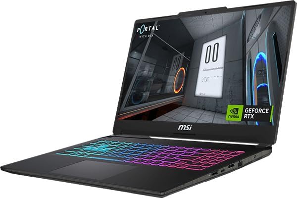 MSI Cyborg 15 A13VE Core i7-13620H-16GB DDR5 RAM - 512GB SSD - RTX 4050 6GB 15.6" FHD (1920x1080), 144Hz, IPS-Level + M88 MOUSE