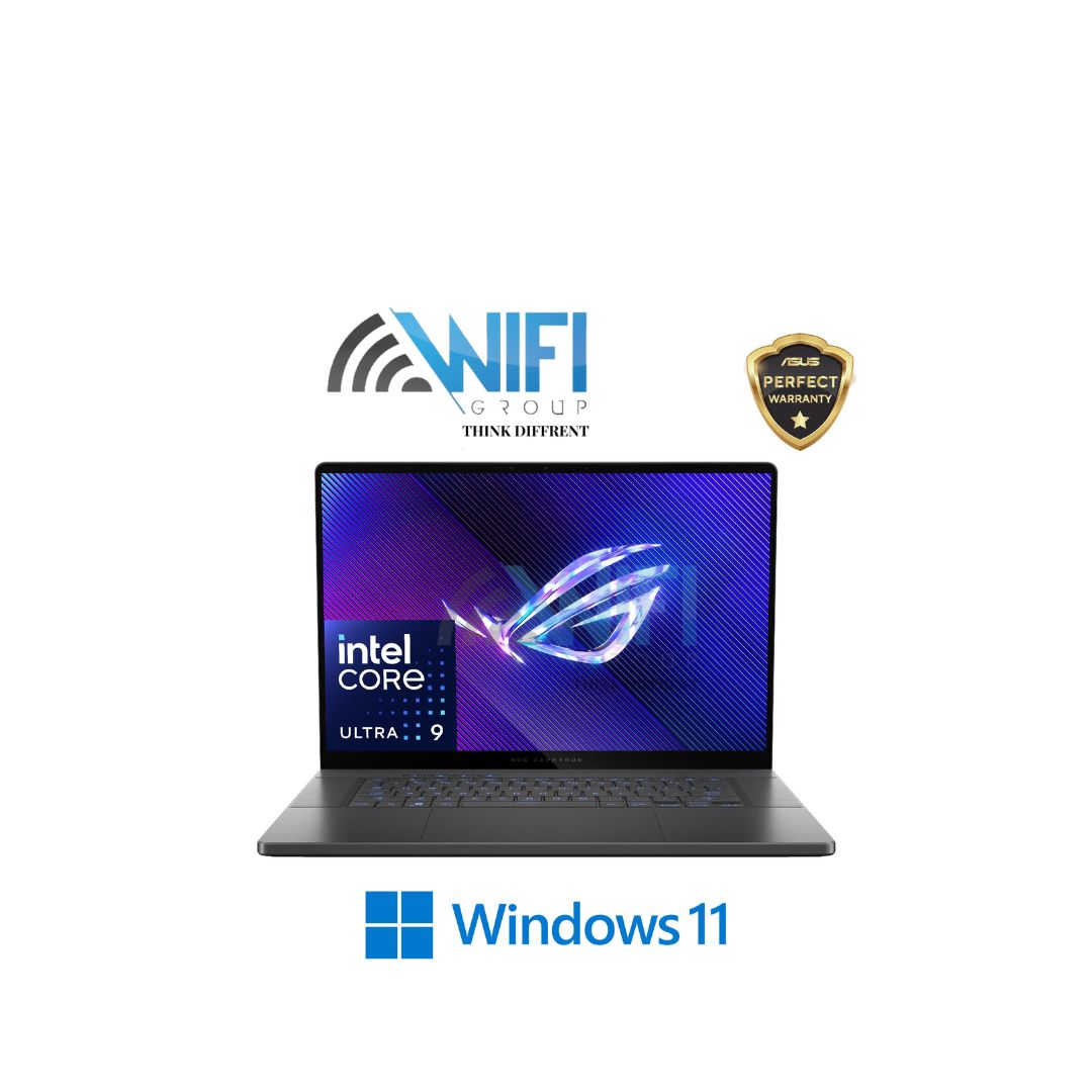 Asus ROG Zephyrus G16 GU605MY-QR061W, Intel Core Ultra 9 185H, 32GB RAM, 2TB SSD, NVIDIA RTX 4090 graphics, 16-inch 2.5K OLED screen, Windows 11 - Gray