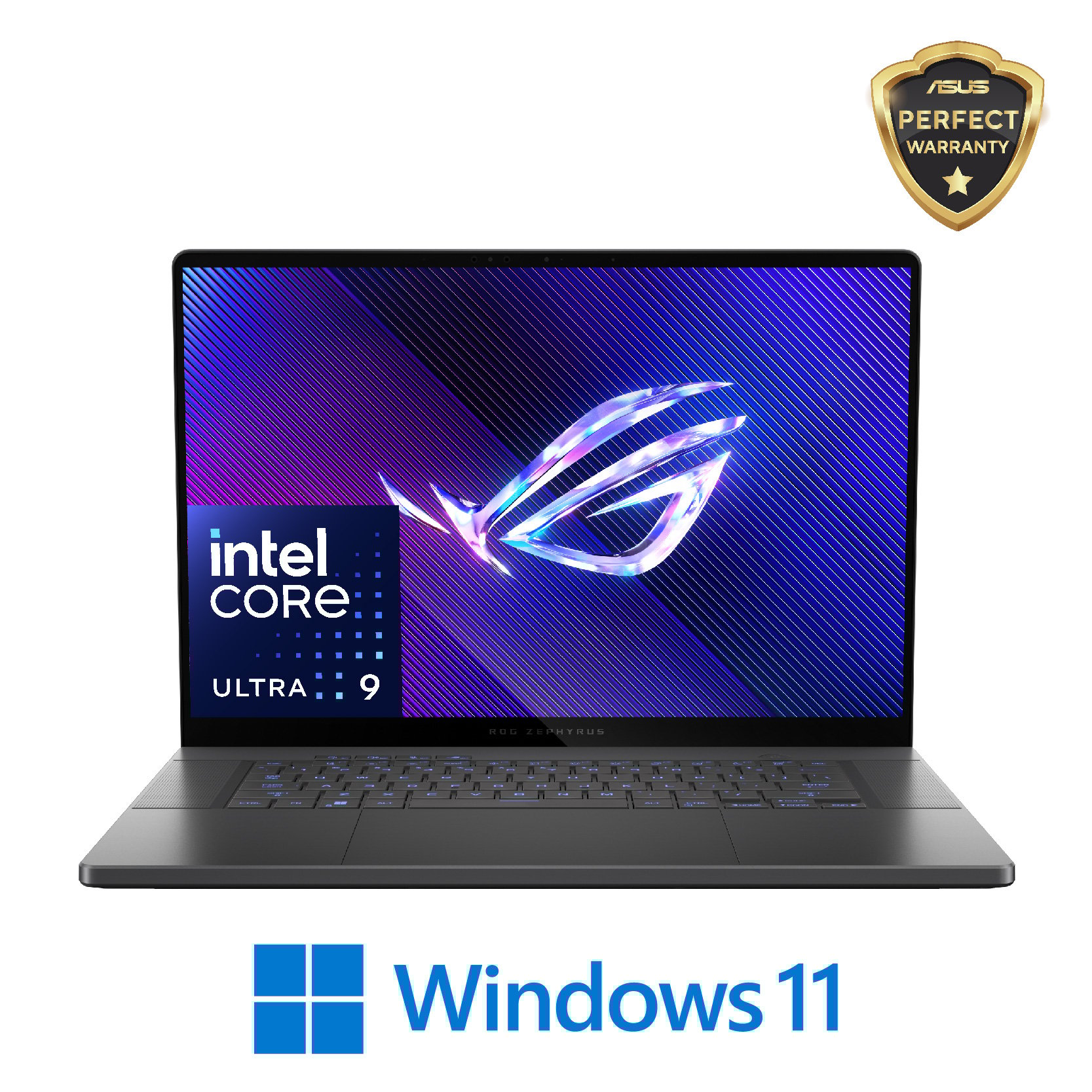 Asus ROG Zephyrus G16 GU605MY-QR061W, Intel Core Ultra 9 185H, 32GB RAM, 2TB SSD, NVIDIA RTX 4090 graphics, 16-inch 2.5K OLED screen, Windows 11 - Gray