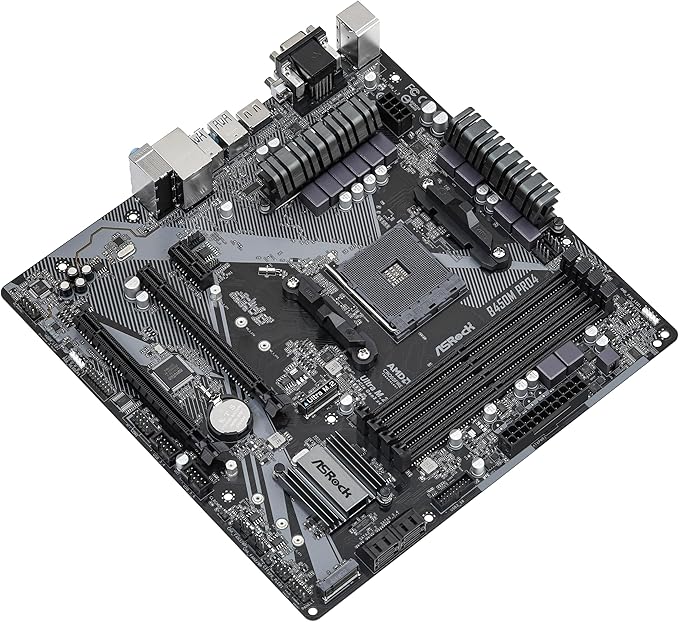ASRock B450M PRO4 R2.0 AM4 AMD mATX Motherboard