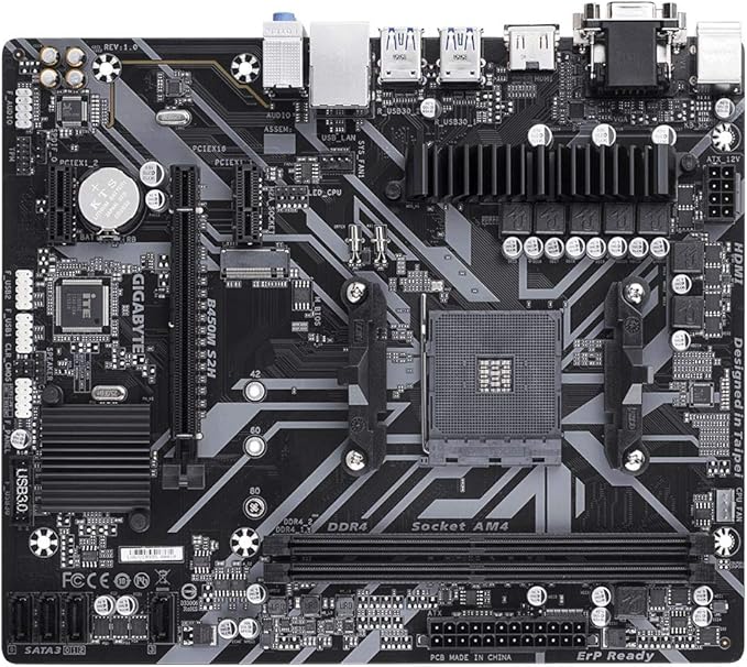 Motherboard Gigabyte B450M S2H AMD B450 Ultra Ryzen