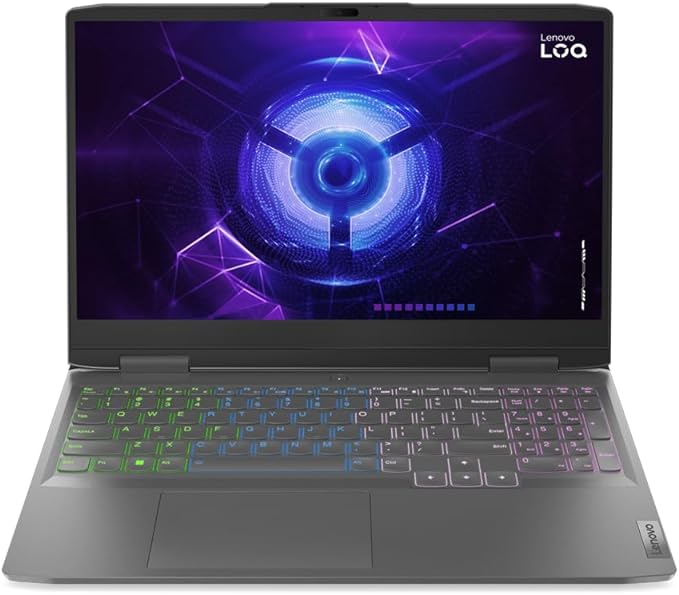 LENOVO LOQ 15IRH8 82XV00SNED CORE I5-12450H 8 CORES – RTX 2050 4GB – 8GB DDR5 – 512GB SSD – 15.6 FHD IPS 144HZ – M100 MOUSE – 2Y WARRANTY