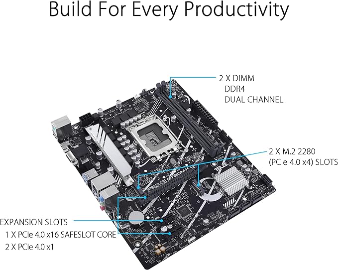  ASUS PRIME B760M-A D4 Motherboard