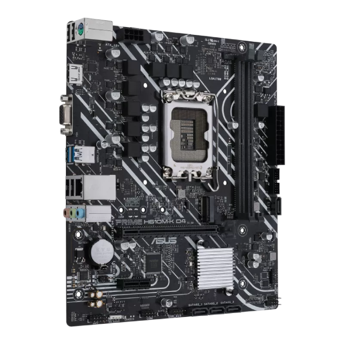 ASUS PRIME H610M-K Intel (LGA 1700) micro-ATX motherboard, DDR5