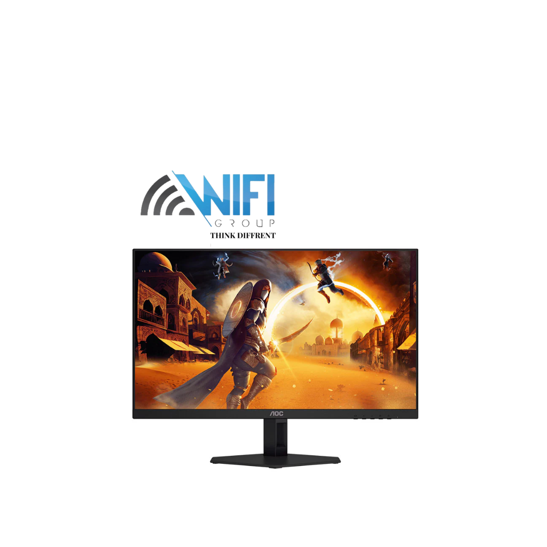 AOC Gaming Monitor 27-Inch (IPS Panel) 27G4E, 1920 x 1080 (FHD), 180Hz Refresh Rate, 0.5ms Response Time, Adaptive Sync, HDMI 2.0 x 1, DisplayPort 1.4 × 1, HDR10 Black