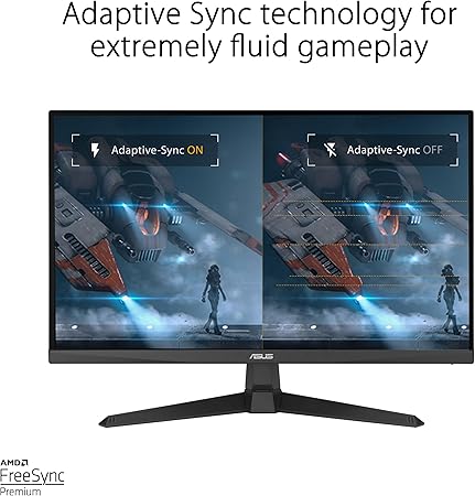 ASUS TUF Gaming 24” (23.8 inch viewable) 1080P Monitor (VG249Q3A) - Full HD, 180Hz, 1ms, Fast IPS, Extreme Low Motion Blur, FreeSync Premium, Speakers, DisplayPort, HDMI, Variable Overdrive, 99% sRGB