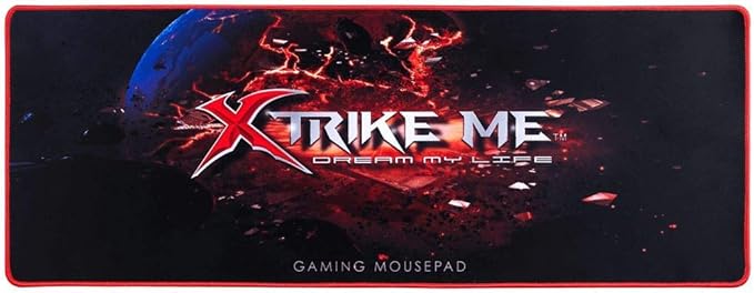 Xtrike me MP-204 High Intensity Gaming Mat for Optimal Gliding, Non-Slip Base, 770 x 295 x 3 mm