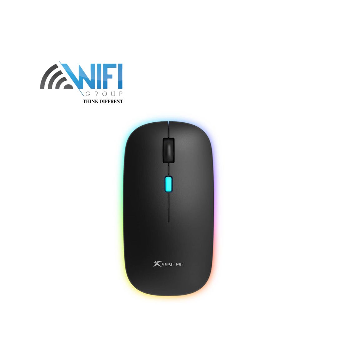 Xtrike Me GW113 Wireless, Bluetooth Silent Mouse, Rechargeable LED Dual Mode