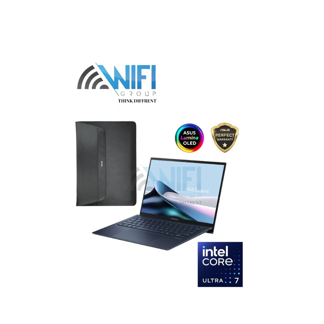 ASUS Zenbook S 13 OLED - UX5304MA-NQ007WS - Core Ultra 7 - 155U - LPDDR5X 16GB- 1TB SSD- 13.3" 3K (2880 x 1800) OLED - Win 11 - Sleeve