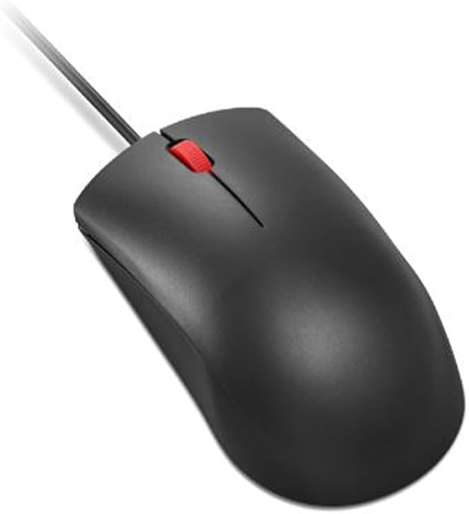 Lenovo 120 Wired Mouse, Black (MS-370OU)