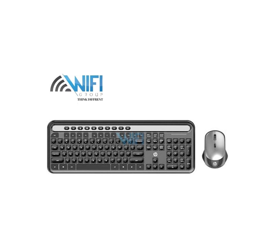HP CS500 Wireless Keyboard + Mouse Kit Black - Layout ABNT2 Band Frequency ISM Mouse 1600 DPI - 5RB19PA