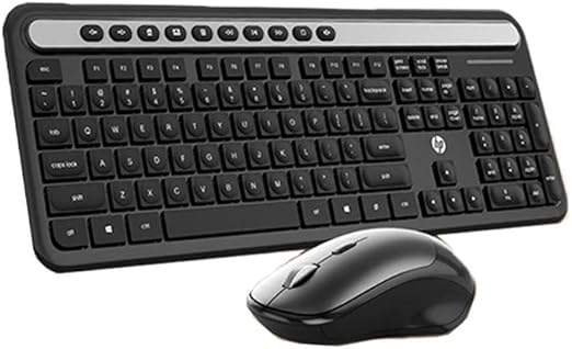 HP CS500 Wireless Keyboard + Mouse Kit Black - Layout ABNT2 Band Frequency ISM Mouse 1600 DPI - 5RB19PA