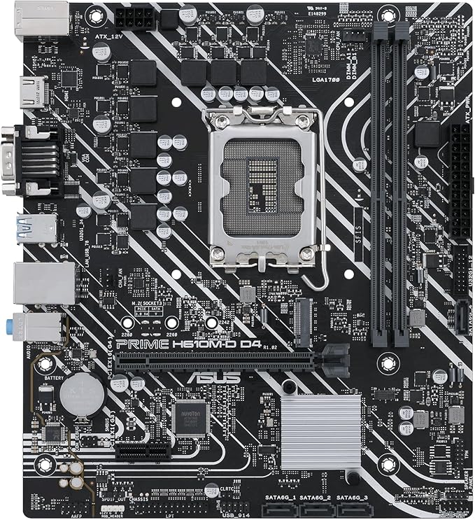 ASUS PRIME H610M-D D4 Intel H610 LGA 1700 micro ATX