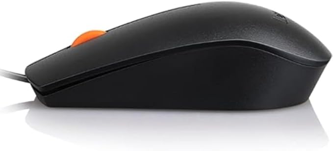 Lenovo GX30M39704 300 Mouse Right And Left Handed Wired Usb For 320 Touch-15, 320-14, 320-17, 520-22, 520-24, 520-27, 720-18, Legion Y520-15, V110-15 black