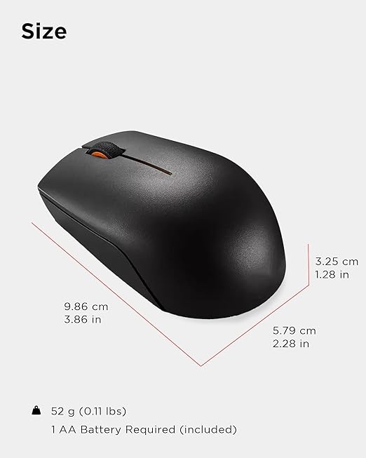  Lenovo 300 Wireless Compact Mouse
