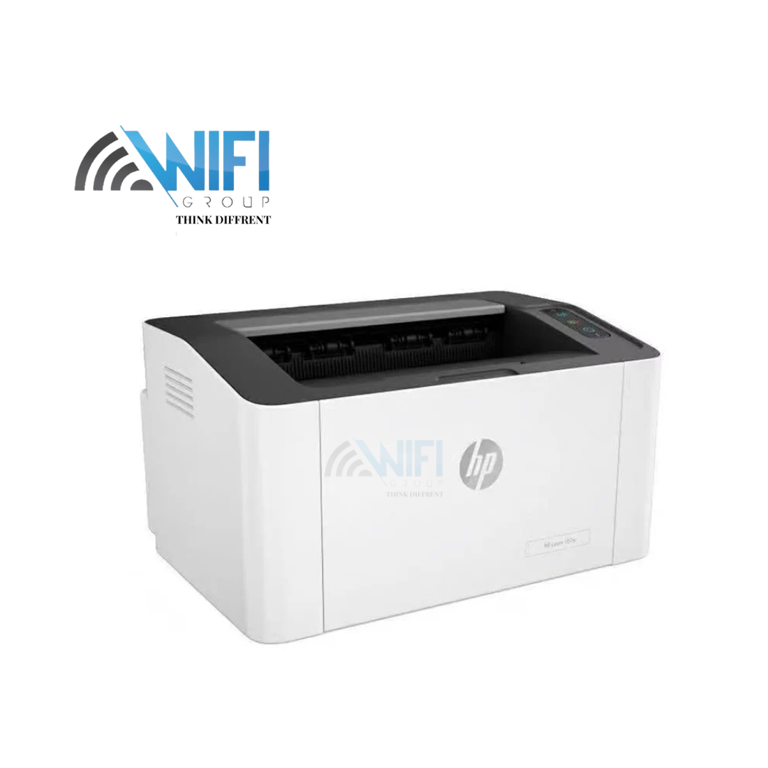  HP 107w Laser Printer, White - 4ZB78A