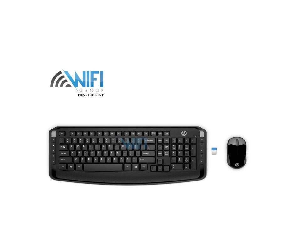 HP Wireless Keyboard & Mouse 300 Black PN-3ML04AA