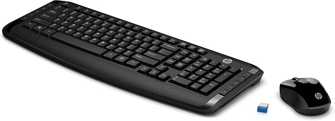 HP Wireless Keyboard & Mouse 300 Black PN-3ML04AA