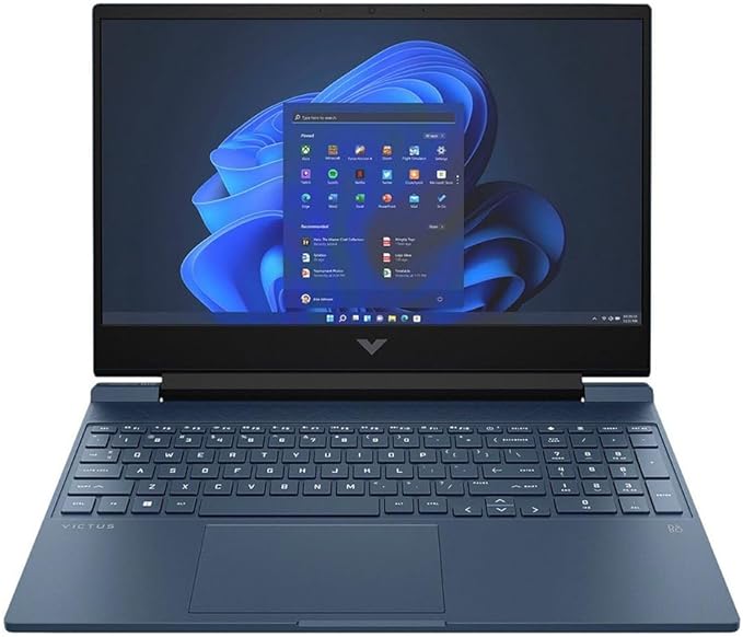  HP Victus 15 fa0033dx Core i5-12450H-8GB RAM-512GB SSD-RTX 3050 4GB-15.6 FHD 144Hz -BLUE WIN 11
