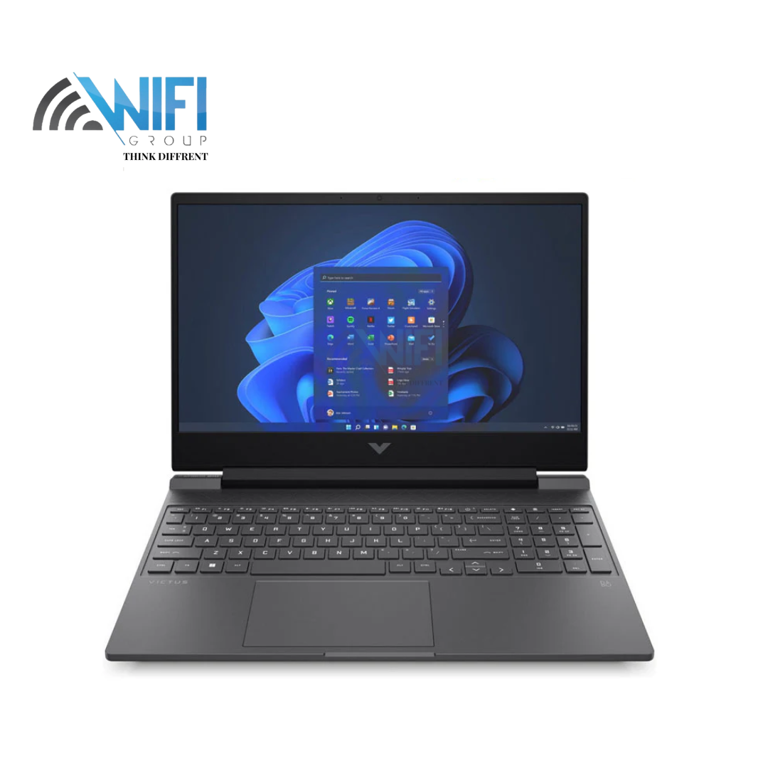 HP Victus 15-fb2082wm Gaming Laptop - Ryzen 5 8645HS Latest Generation, 8GB RAM DDR5-5600 MHz, 512GB SSD, NVIDIA GeForce RTX 4050 6GB GDDR6 Graphics, 15.6" FHD IPS 144Hz, Backlit Keyboard, Win11