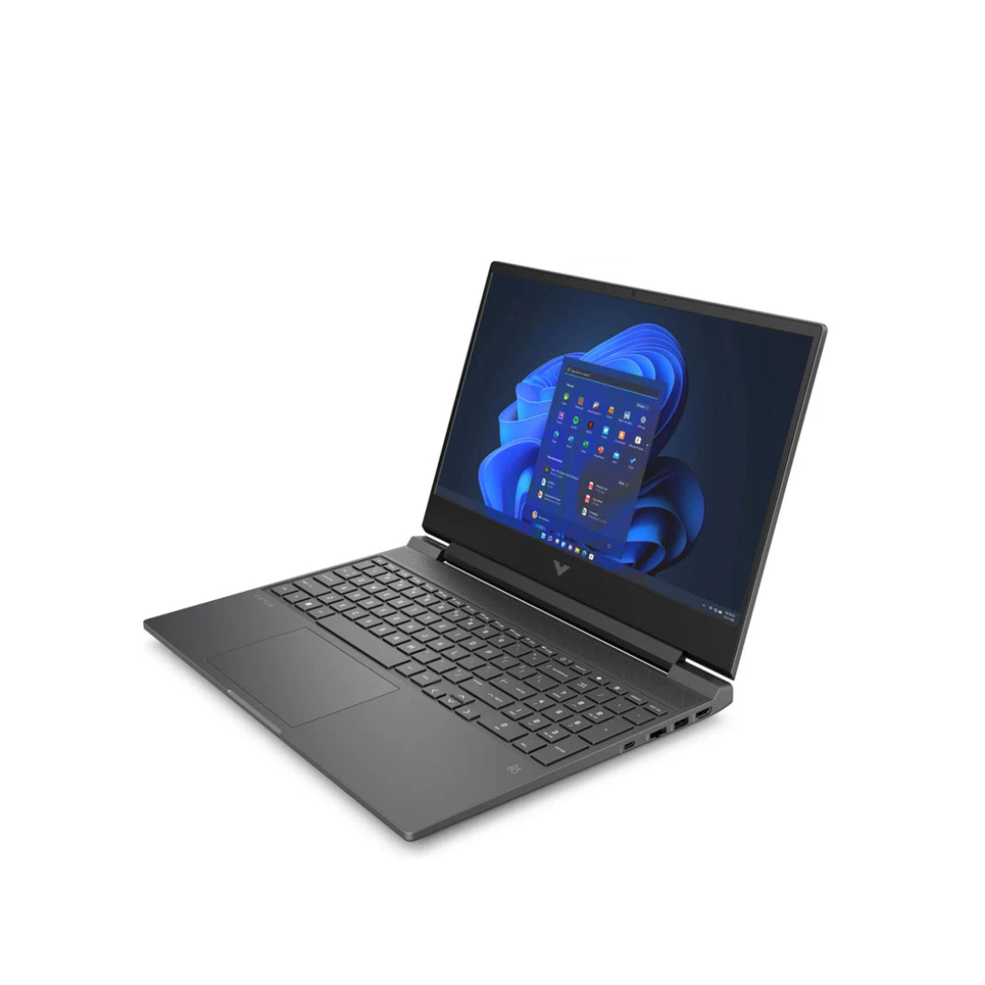 HP Victus 15-fb2082wm Gaming Laptop - Ryzen 5 8645HS Latest Generation, 8GB RAM DDR5-5600 MHz, 512GB SSD, NVIDIA GeForce RTX 4050 6GB GDDR6 Graphics, 15.6" FHD IPS 144Hz, Backlit Keyboard, Win11