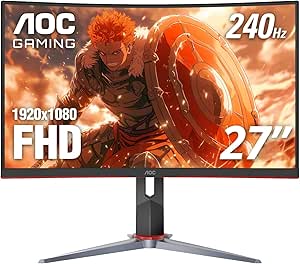 AOC C27G2Z 27-VA panel Frameless Ultra-Fast Gaming Monitor,  Curved
