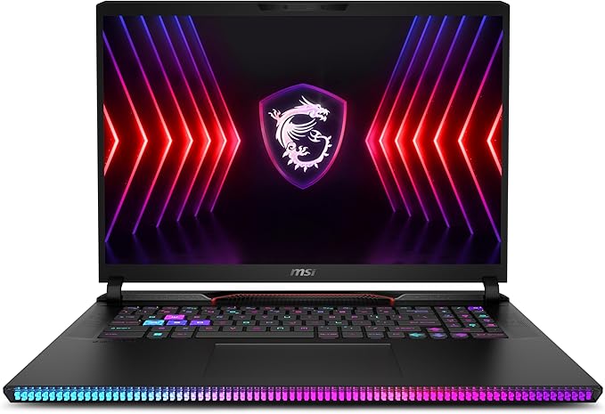  MSI RAIDER GE78 HX 14VIG Gaming (2024) Laptop – 14th Gen / Intel Core i9-14900HX / 17 inch QHD+ / 2TB SSD / 32GB RAM / 16GB NVIDIA GeForce RTX 4090 / Win 11 Home + Titan Gaming Backpack