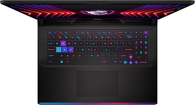  MSI RAIDER GE78 HX 14VIG Gaming (2024) Laptop – 14th Gen / Intel Core i9-14900HX / 17 inch QHD+ / 2TB SSD / 32GB RAM / 16GB NVIDIA GeForce RTX 4090 / Win 11 Home + Titan Gaming Backpack