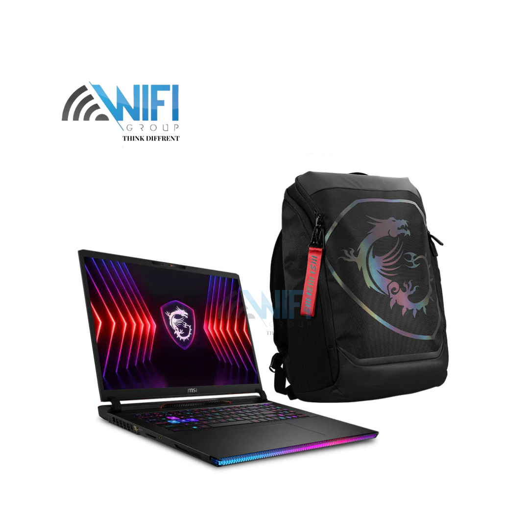  MSI RAIDER GE78 HX 14VIG Gaming (2024) Laptop – 14th Gen / Intel Core i9-14900HX / 17 inch QHD+ / 2TB SSD / 32GB RAM / 16GB NVIDIA GeForce RTX 4090 / Win 11 Home + Titan Gaming Backpack