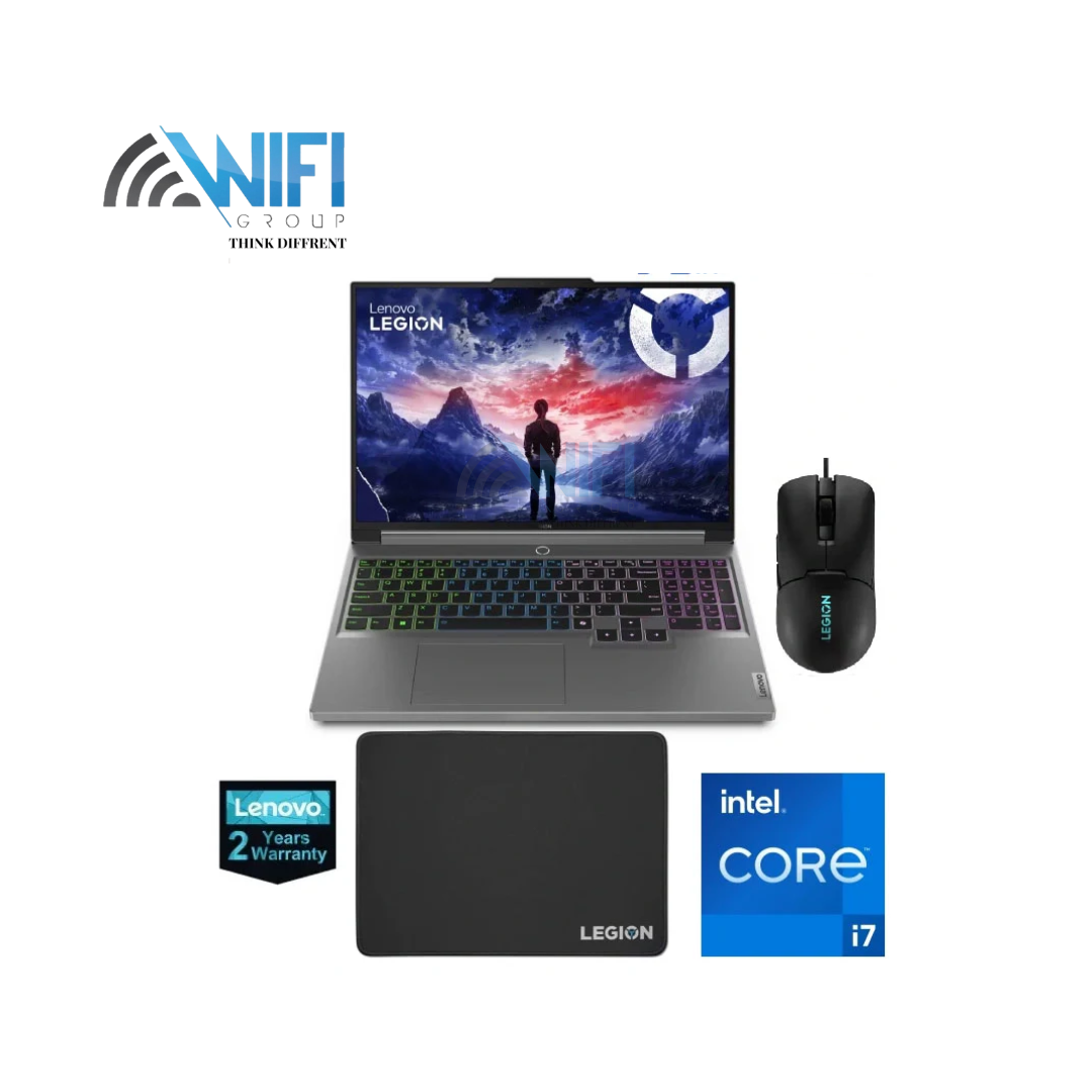 Lenovo Legion 5 16IRX9 Gaming Laptop Intel Ci7-14650HX 16GB RAM 1TB SSD RTX 4070 8GB, 16 WQXGA 240Hz Win11 + Mouse, MousePad - 83DG007EED