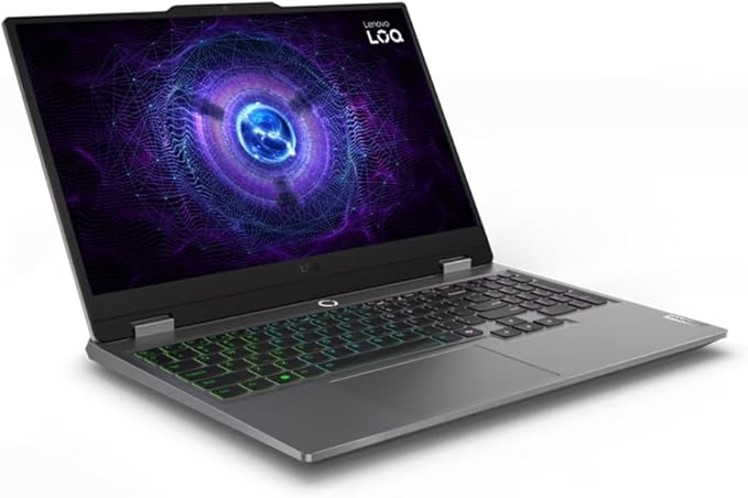 LOQ 15IRX9 Intel Core i7-13650HX 14 Cores - 16GB DDR5-4800 - RTX 4050 6GB - 512GB SSD - 15.6" FHD IPS 144HZ 100% sRGB - Backlit Arabic KYB - 2Y Warranty 83DV008PED