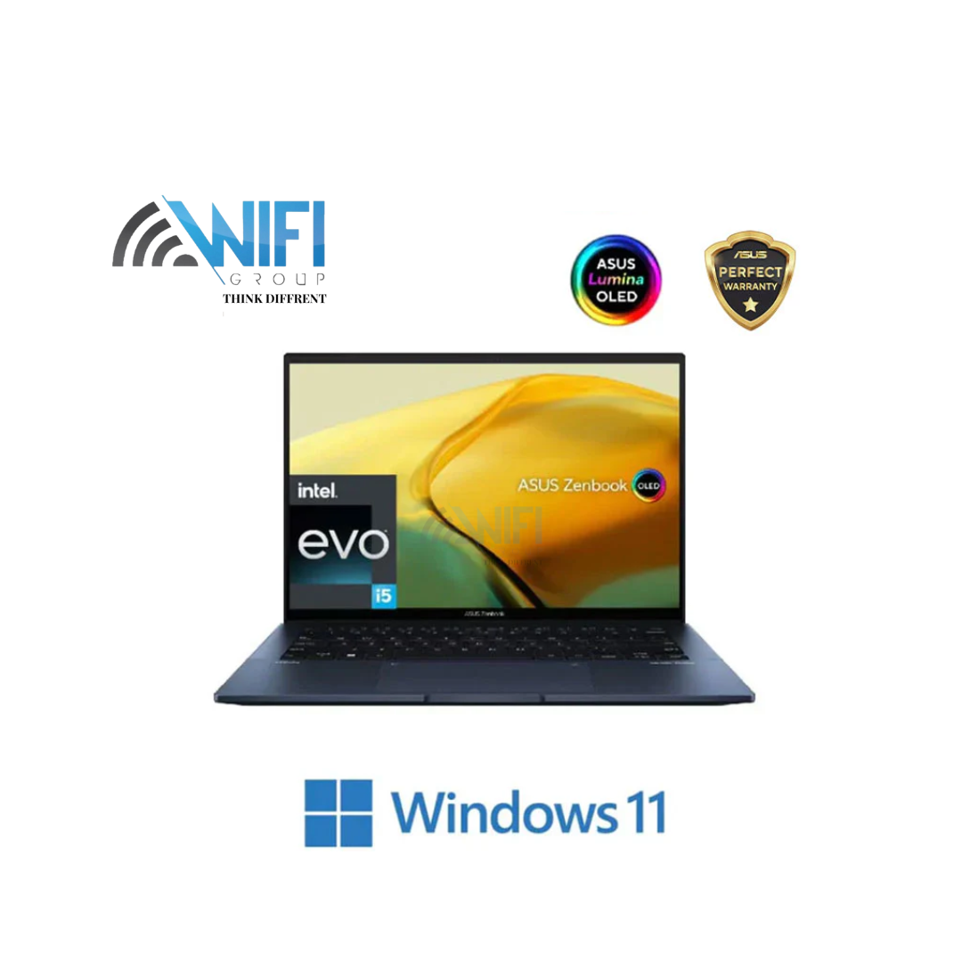 ASUS ZenBook 14 OLED UX3402ZA-OLED005W Core i5-1240P - Ram 8GB DDR5 -SSD 512GB -Intel Iris Xe Graphics -14 inch 2.8K UHD OLED -Win11