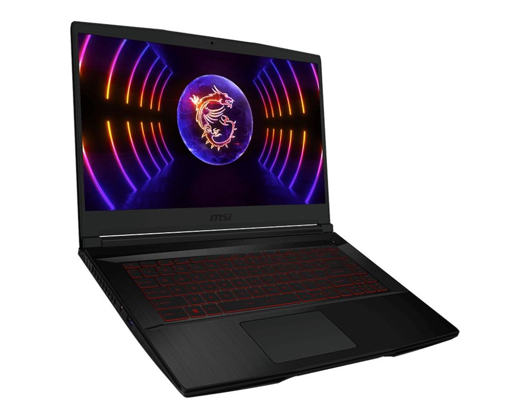 MSI Thin GF63 12UC-835XAE, Intel Core i7-12650H, RAM 16GB, 512GB SSD NVMe, RTX 3050 4GB, 15.6 FHD IPS 144Hz, Black + M88 MOUSE