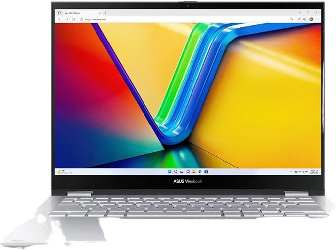  ASUS Vivobook S14 FLIP TN3402YA-LZ007W - AMD Ryzen 7 7730U - 8GB RAM DDR4 - 512GB SSD - 14 WUXGA (1920×1200) TOUCHSCREEN - AMD Radeon Graphics - Transparent Silver - WIN11 - PEN ( 90NB1112-M00EE0 )