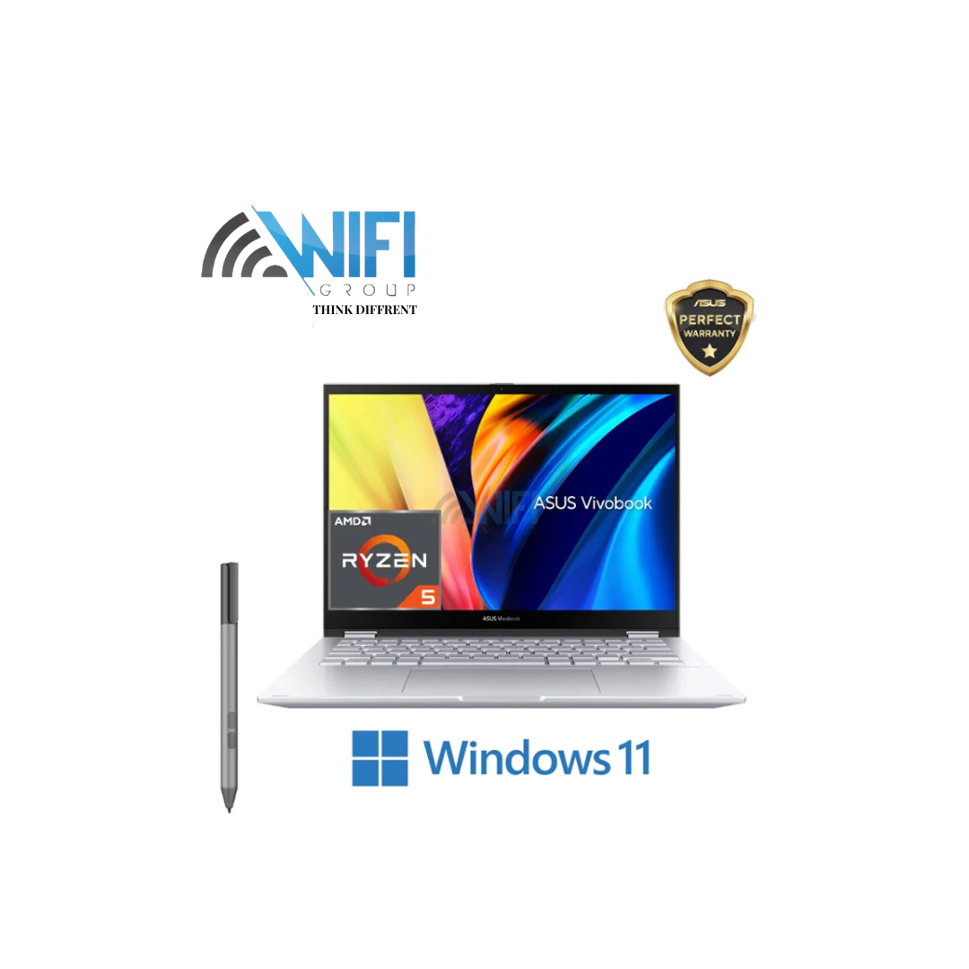 ASUS Vivobook S14 FLIP TN3402YA-LZ555W - AMD Ryzen 5 7430U - 8GB RAM DDR4 - 512GB SSD - 14 WUXGA (1920×1200) TOUCHSCREEN - AMD Radeon Graphics - Transparent Silver - WIN11 - PEN ( 90NB1112-M00CU0 )