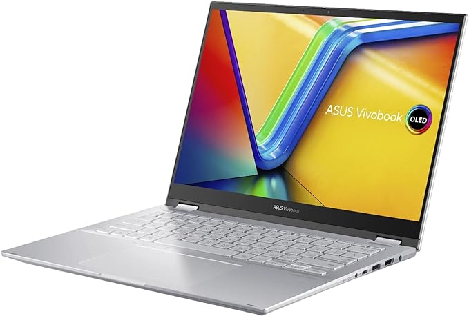  ASUS Vivobook S14 FLIP TN3402YA-LZ555W - AMD Ryzen 5 7430U - 8GB RAM DDR4 - 512GB SSD - 14 WUXGA (1920×1200) TOUCHSCREEN - AMD Radeon Graphics - Transparent Silver - WIN11 - PEN ( 90NB1112-M00CU0 )
