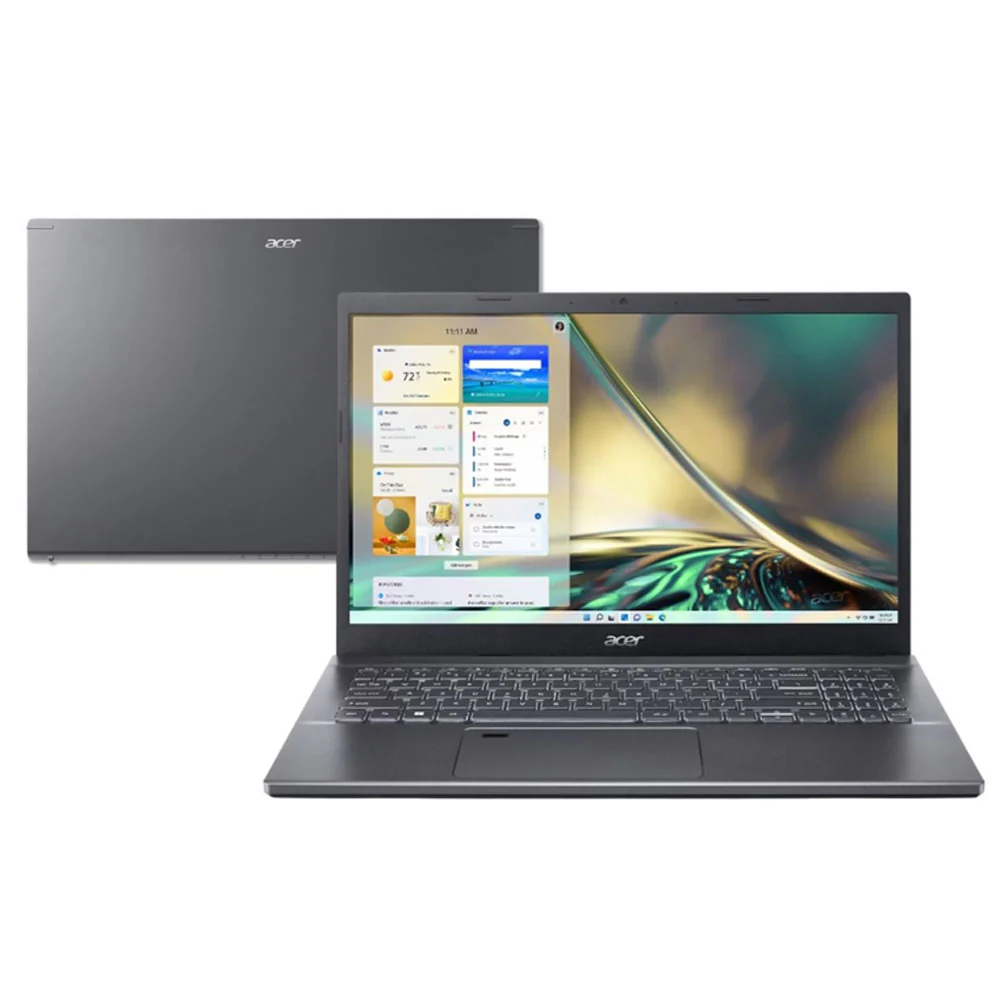  Acer Aspire 5 A515-57-55KJ Slim Business Laptop – Intel Core i5-12450H – 8GB RAM – 512GB PCIe SSD – Intel UHD Graphics – Fingerprint Sensor – 15.6 Inch FHD IPS – DOS