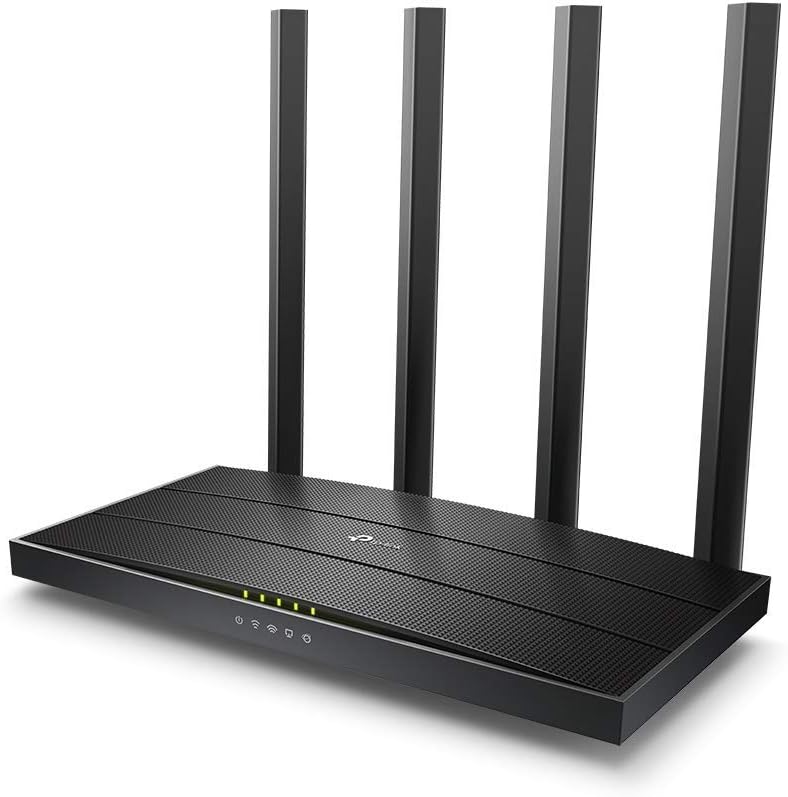 TP-Link AC1200 Wireless Dual Band Full Gigabit Wi-Fi Router, Wi-Fi Speed Up to 867 Mbps/5 GHz + 300 Mbps/2.4 GHz, 4+1 Gigabit Ports, Dual-Core CPU, Paren