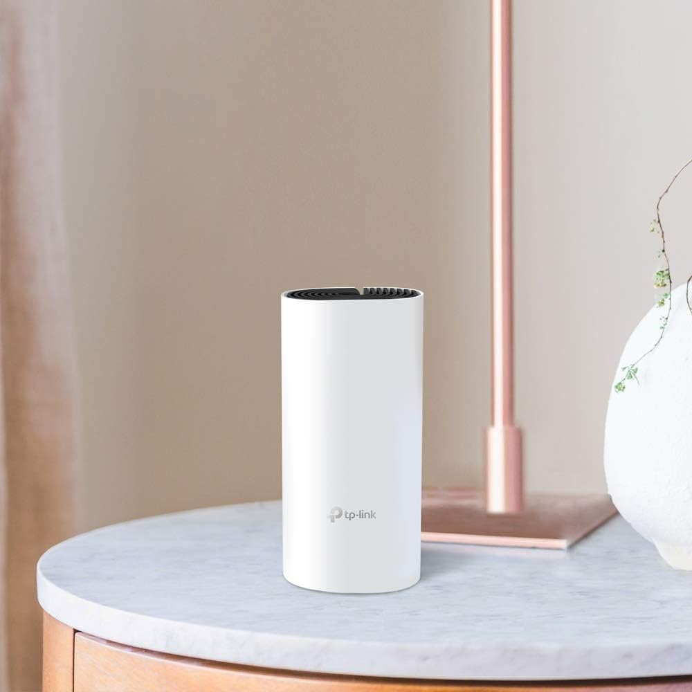 TP-Link Deco Whole Home AC1200 Mesh WiFi System - Up to 5,500 sq. ft. Coverage, WiFi Router/Extender Replacement, Gigabit Ports, Seamless Roaming, Parental Controls, Works with (Deco M4 2-Pack)