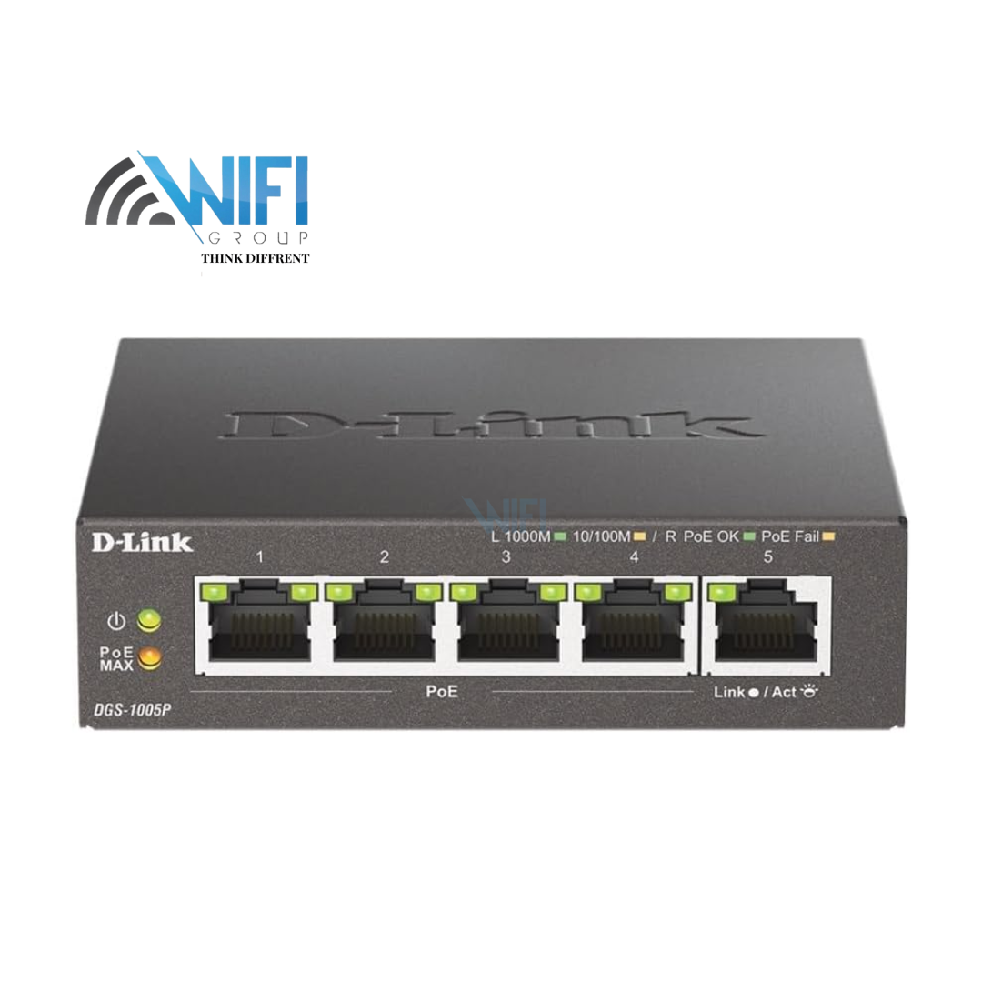 D LINK SWITCH 5 PORT POE DGS-1005P