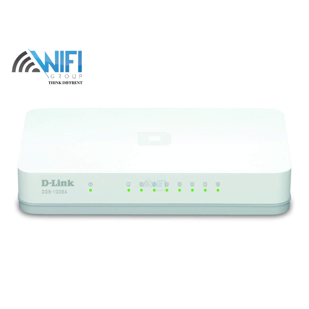 D-Link DGS-1008A - 8-port 10/100/1000Mbps