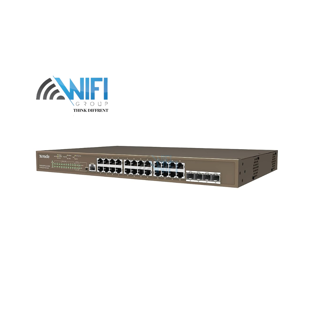 Tenda TEG5328P-24-410W 28-Port L3 Managed PoE Switch