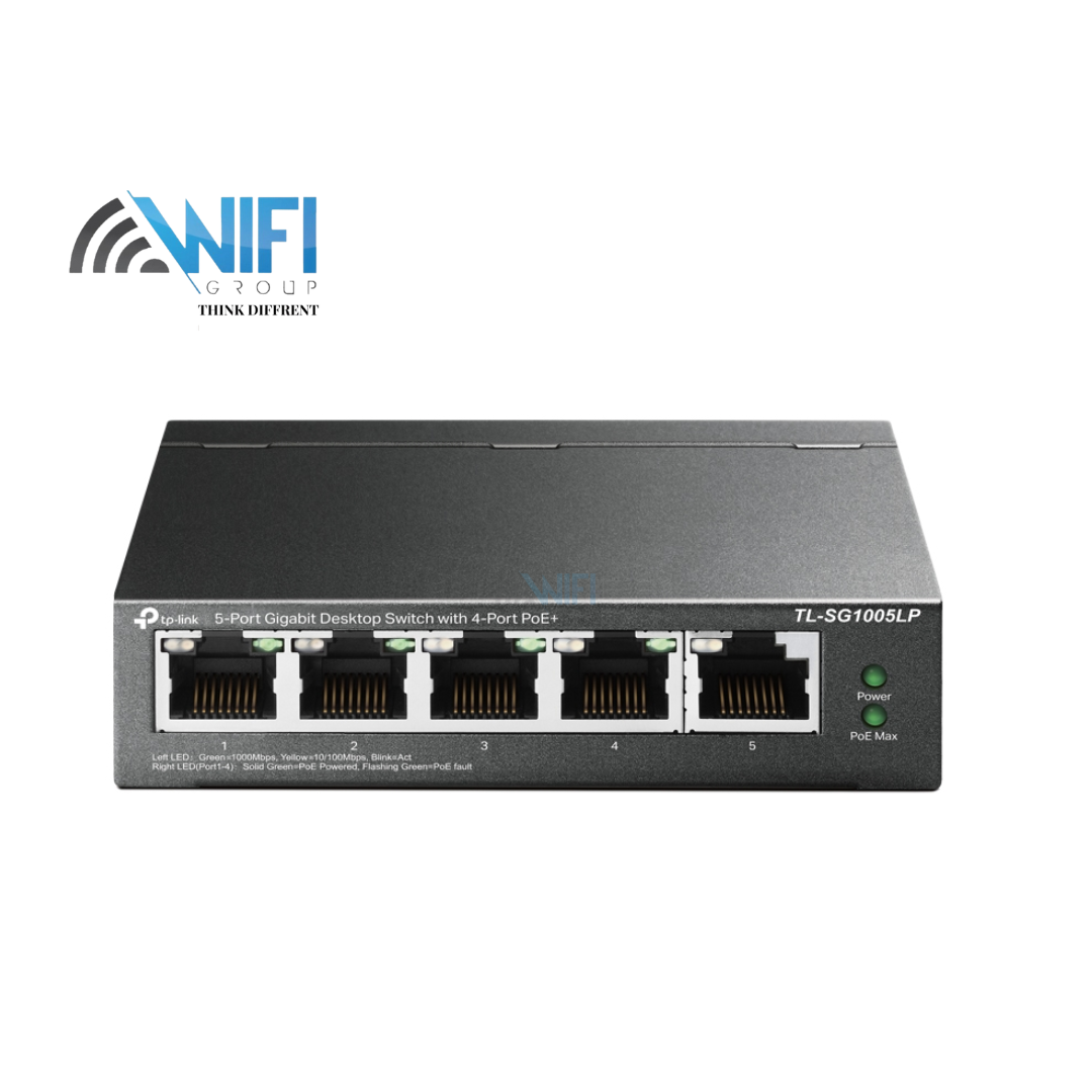 TL-SG1005LP 5-Port Gigabit Desktop Switch with 4-Port PoE+