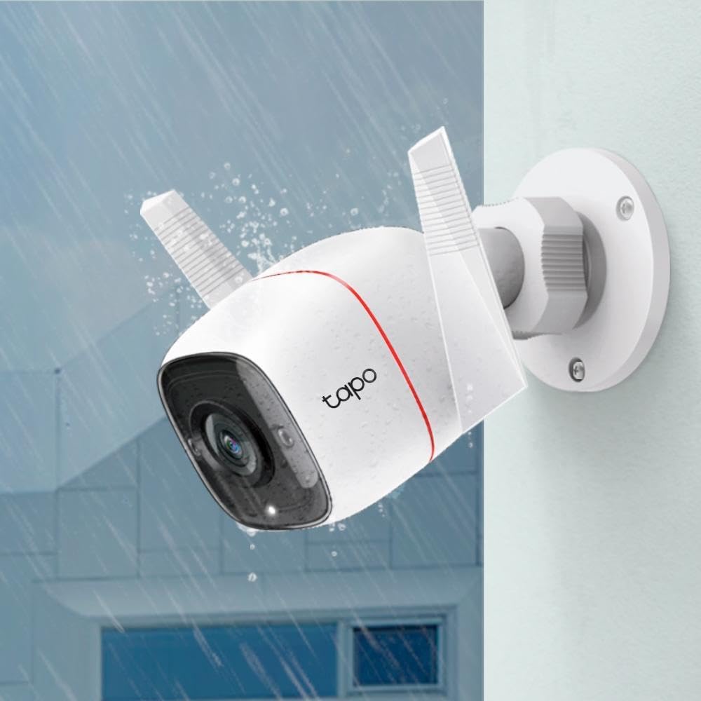 TP-Link C310 Tapo Outdoor Smart Security Camera with Night Vision Mode, 3 MP
