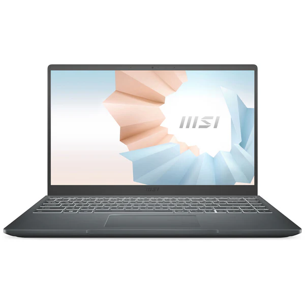  AS NEW LAPTOP MSI Modern 14 B5M RYZEN 5 5500U RAM 8GB SSD 256GB M.2 NVME AMD RADEON GRAPHICS 14.0 FHD IPS- ULTRA SLIM - WIN 11