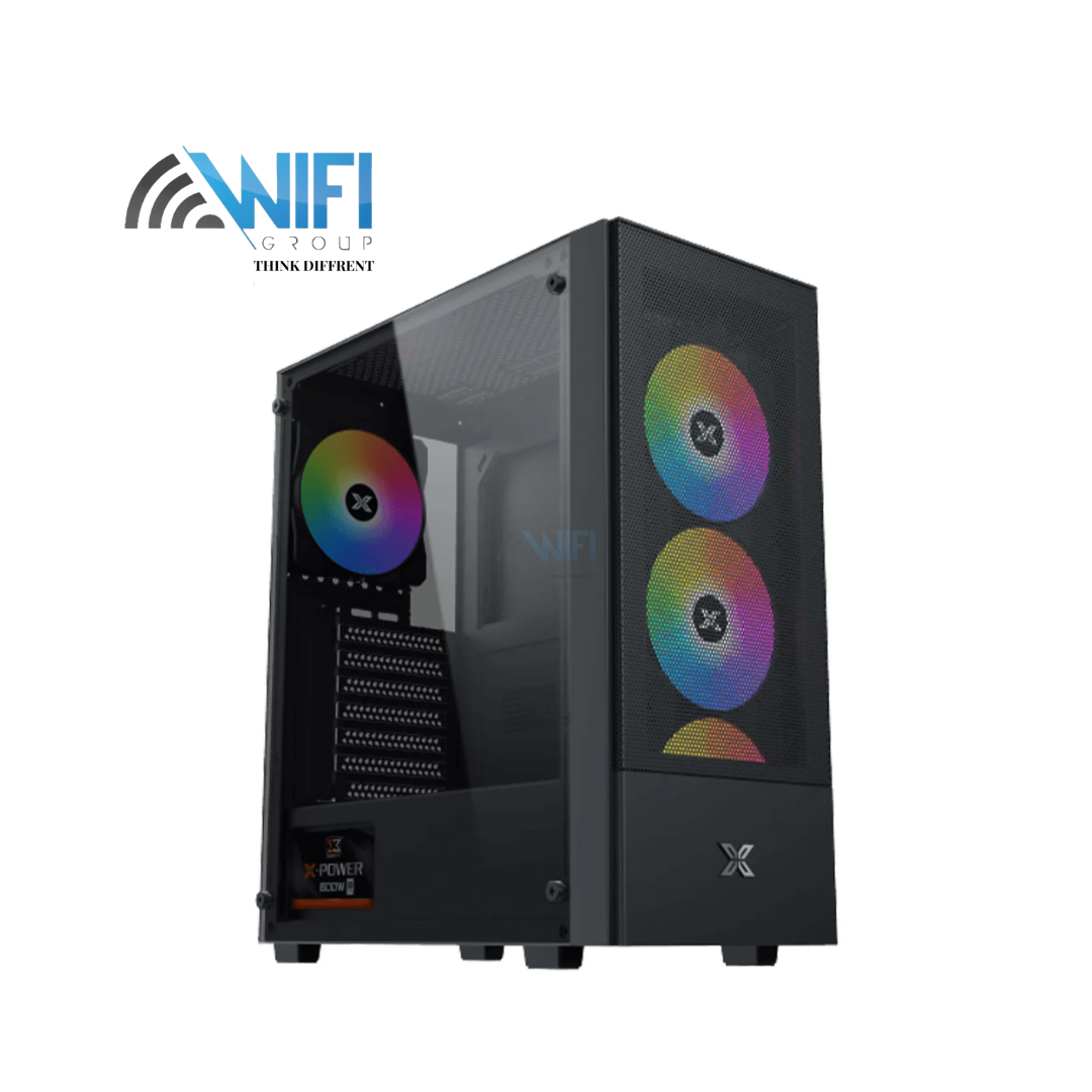 Xigmatek Hero II Air ARGB Mid Tower Case + X-Power Supply 80+ White 600W