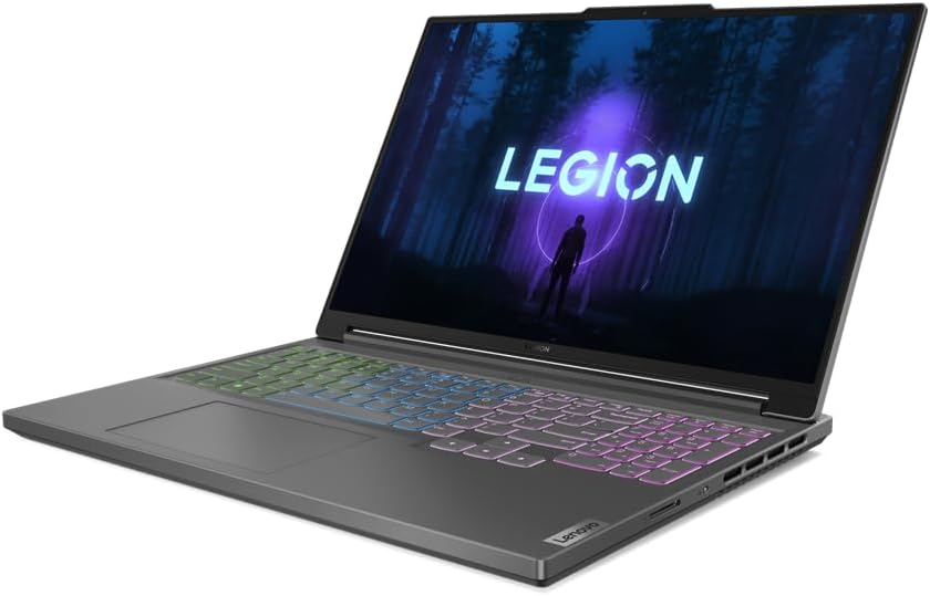 Lenovo Legion Slim 5 16IRH8 Gaming - 13th i7-13700H 14-Cores, AI Chip: LA1, NVIDIA GeForce RTX 4060 8GB GDDR6 Graphics, 16GB DDR5-5200 RAM, 1TB SSD, 16" WQXGA (2560x1600) IPS 300nits 165Hz, 4zone RGB BKL